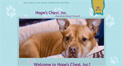 Desktop Screenshot of hopeschestinc.org