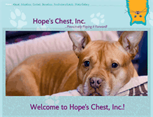 Tablet Screenshot of hopeschestinc.org